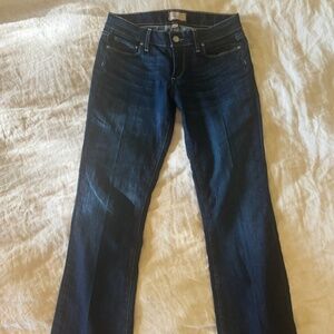 Paige size 27 Canyon Boot blue jeans